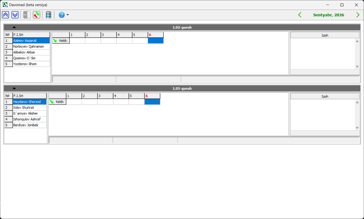 Davomad screenshot 1
