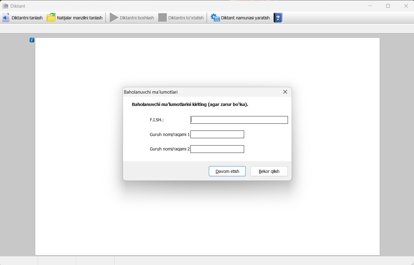 Diktant screenshot 1