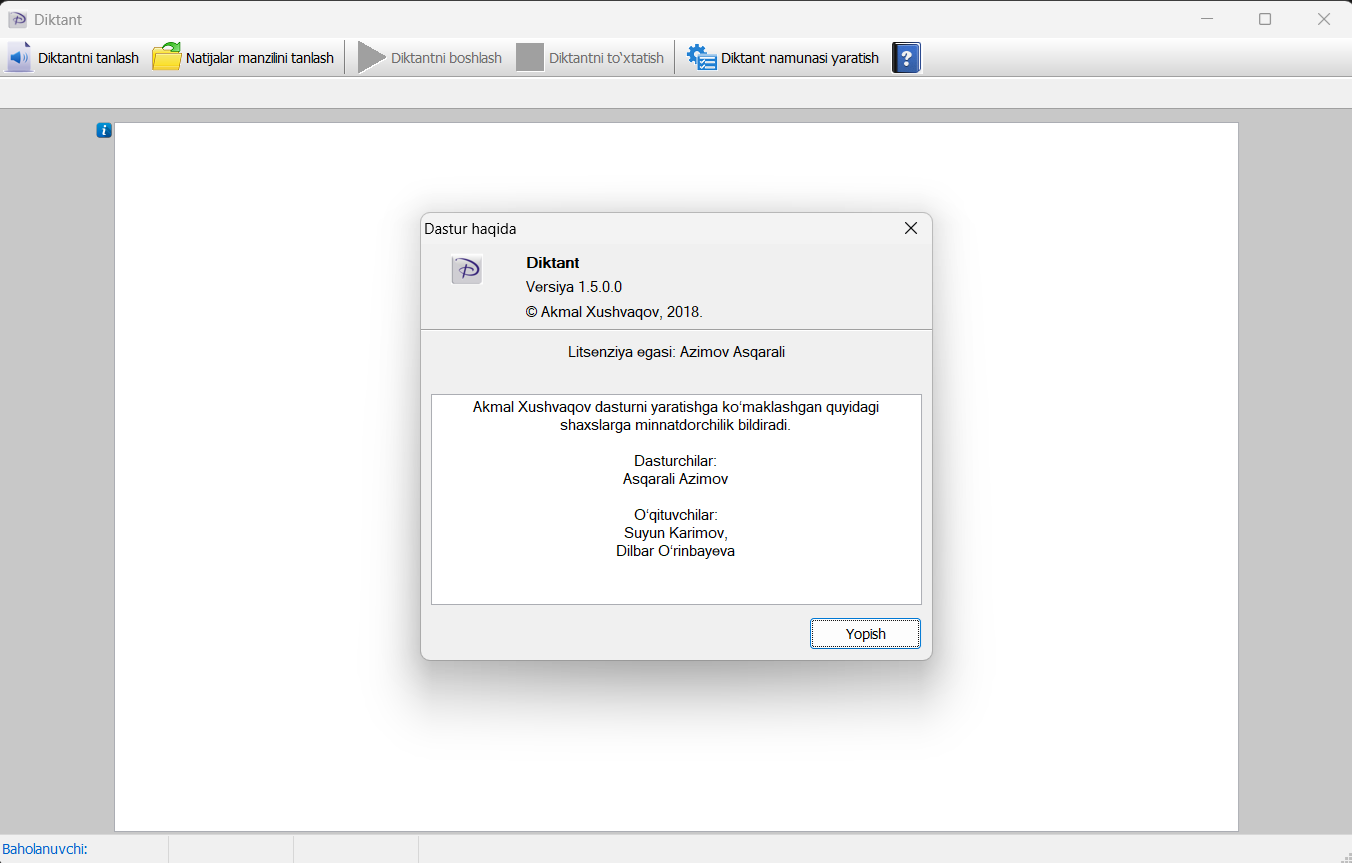 Diktant screenshot 2
