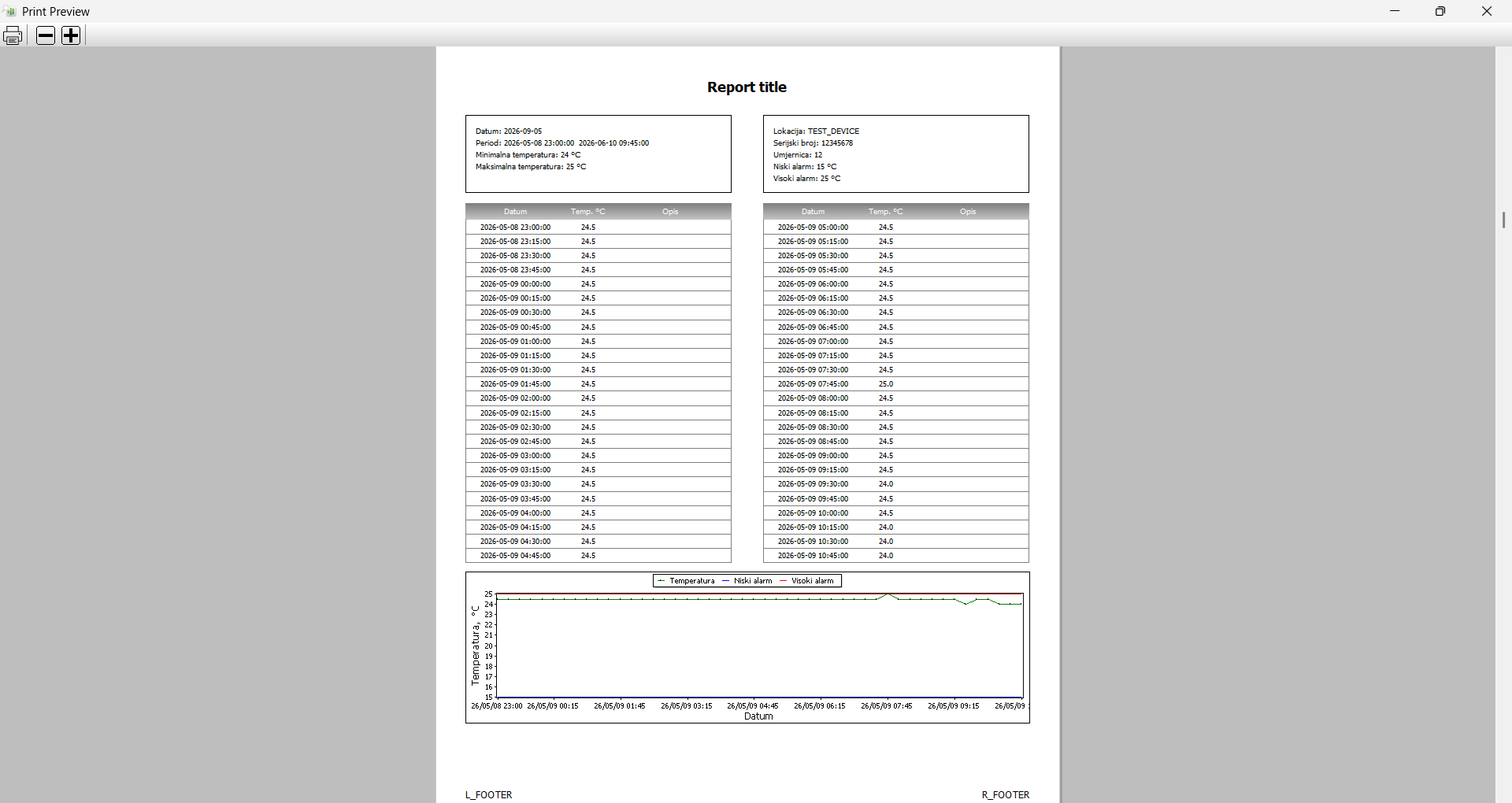 LogReport Creator screenshot 2