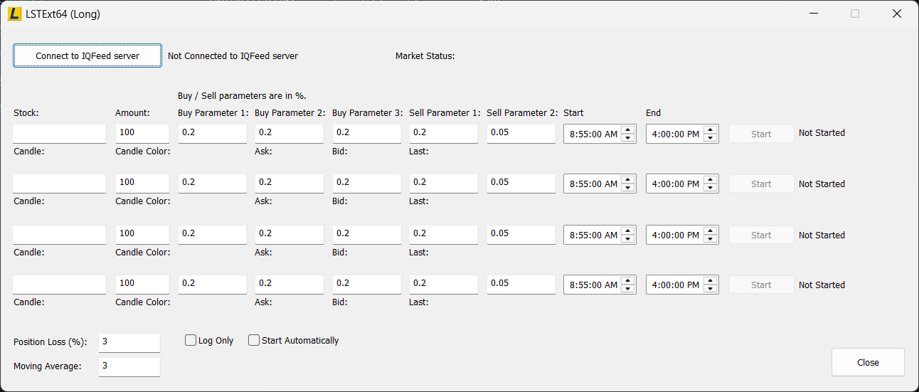 Lightspeed Trader Extension screenshot