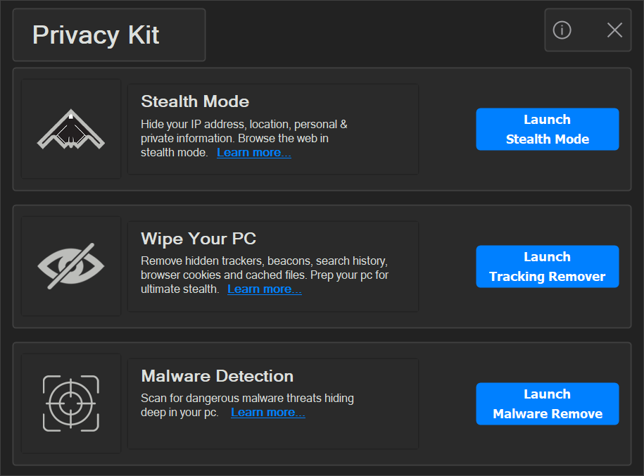 Privacy Kit screenshot
